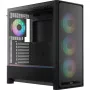 Ocypus Delta C70 ARGB juodas panoraminio stiklo Mid-Tower korpusas