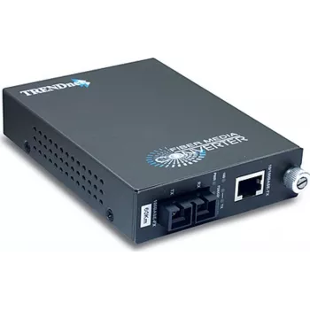 TRENDnet TFC-110S60 100 Mbps vienmodžio optinio pluošto terpės keitiklis (SC, 60 km)
