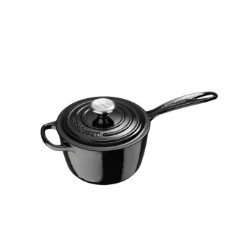 LE CREUSET ketaus puodas 16cm 1,5L juodas