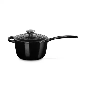 LE CREUSET ketaus puodas 16cm 1,5L juodas