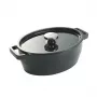 Pyrex ketaus ovali troškinimo forma 5,8L pilka 33x25cm