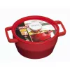 Pyrex ketaus apvalus troškinio indas 2,2 l Ø20 cm raudonas