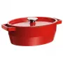 Pyrex ketaus ovali troškinimo forma 5,8 l raudona 33x25 cm