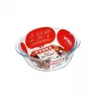 PYREX stiklinė talpa orkaitėms Ø18cm/1L