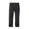 Carhartt Washed Twill Dungaree darbo kelnės juodos laisvo kirpimo