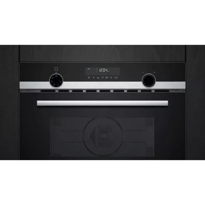 Siemens CM585AGS1 iQ500 įmontuojama mikrobangų krosnelė juoda/nerūdijantis plienas