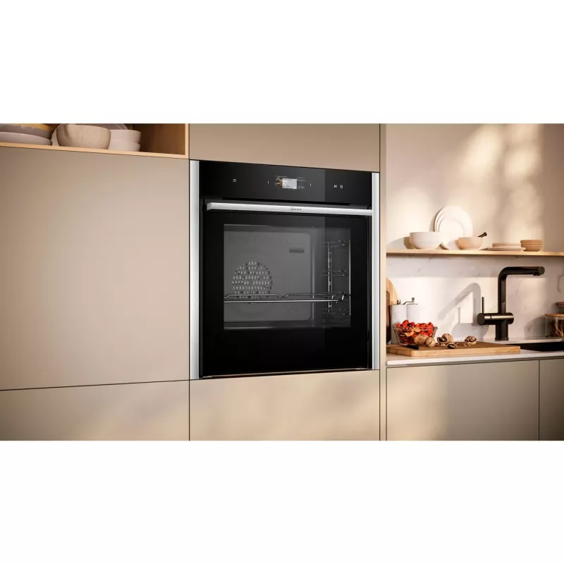 Neff B64FS31N0 N90 įmontuojama orkaitė su FullSteam, 71L, nerūdijančio plieno