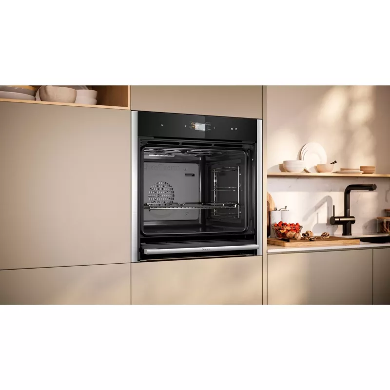 Neff B64FS31N0 N90 įmontuojama orkaitė su FullSteam, 71L, nerūdijančio plieno
