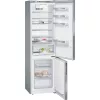Siemens KG39EALCA iQ500 Laisvai pastatomas šaldytuvas-šaldiklis, 201 cm aukštis, energijos vartojimo efektyvumo klasė C, sidabrinis