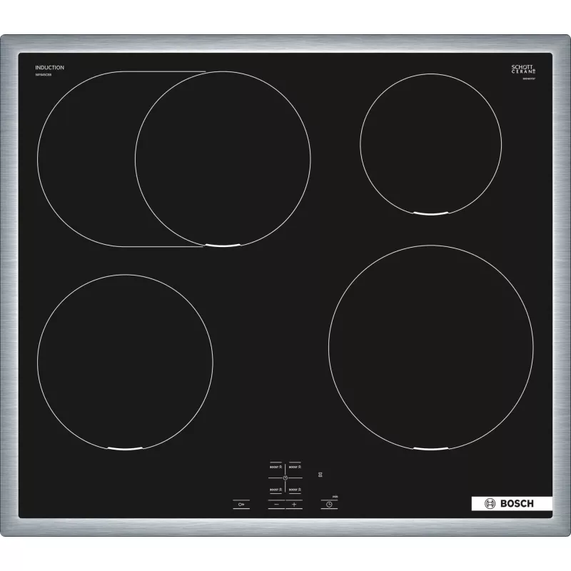 Bosch HND415LS62 įmontuojama orkaitė ir keraminė kaitlentė, 71L, 7 funkcijos, nerūdijantis plienas