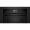 Siemens CS736G1B1 iQ700 įmontuojama kompaktiška orkaitė su garų funkcija, 47 L, TFT jutiklinis ekranas, Home Connect, juoda