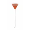 HORTUS lapų grėblys su aliuminio kotu, oranžinė 45 cm galva, 20 dantukų