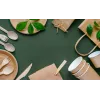 GoGreen kompostuojami nendrių šiaudeliai, 20 vnt., natūralūs gėrimo šiaudeliai