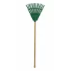 HORTUS mažos rankinės grėblės su rankena žalios 20 cm 14 dantų