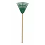 HORTUS mažos rankinės grėblės su rankena žalios 20 cm 14 dantų