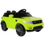PETMEX HL1638 Žalias elektrinis vaikiškas automobilis su LED apšvietimu, MP3 grotuvu, nuotolinio valdymo pulteliu