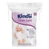 Kindii Linen Care kūdikių vatos diskeliai, 100% gryna medvilnė, hipoalergeniniai, dermatologiškai testuoti, 50 vnt.