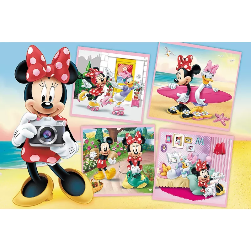TREFL Dėlionė 60 dalių - Lovely Minnie - Disney Minnie Mouse