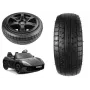 LEAN CARS priekinis ratas Perfecta YSA021A važiuojančiam automobiliui, 250 mm, juodas