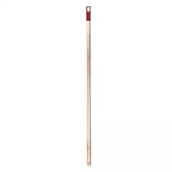 YORK medinė rankena 120 cm LUX – atsarginė įrankių rankena šluotoms, grėbliams, kauptukams, natūrali mediena, 28 mm skersmuo