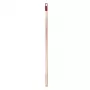 YORK medinė rankena 120 cm LUX – atsarginė įrankių rankena šluotoms, grėbliams, kauptukams, natūrali mediena, 28 mm skersmuo