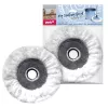 YORK Keičiamas mopų antgalis, skirtas Vileda Easy Wring & Clean Turbo – mikropluošto, trikampis, baltas su raudonomis detalėmis