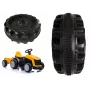 LEAN CARS priekinis ratas traktoriui TR1908 - 13x5.00-6, vejos protektorius, bevidinis, plieninis ratlankis