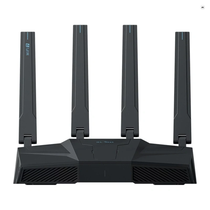 GL.iNet GL-BE6500 Wi-Fi 7 trijų dažnių 2.5G kelių gigabitų VPN maršrutizatorius
