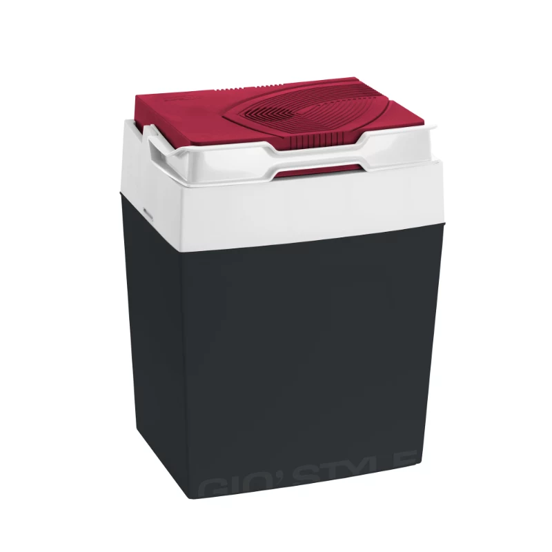 GIOSTYLE Brio 30 / 12V tamsiai pilka-raudona/mėlyna elektrinė šaldymo dėžė