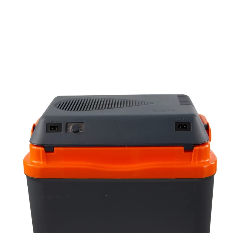 GIOSTYLE Horizon M 12/230V šildanti ir vėsinanti 20L termoelektrinė šaldymo dėžė tamsiai pilka/raudona