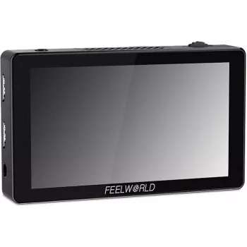 FEELWORLD LUT5 5,5 colio 3000 nitų jutiklinis ekranas 3D LUT 4K HDMI monitorius ant fotoaparato