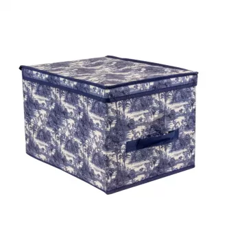 ORDINETT Box M 30x40x25cm Kyoto dėžė laikymui, 30L, permatoma