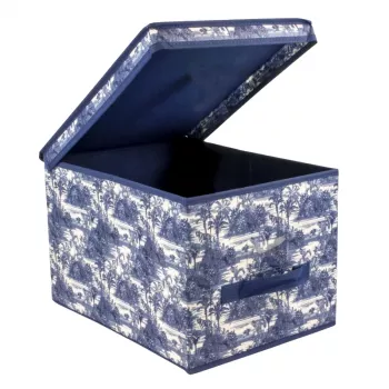 ORDINETT Box M 30x40x25cm Kyoto dėžė laikymui, 30L, permatoma