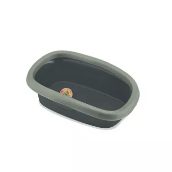 STEFANPLAST Katinų tualetas Sprint 10 43x31x14 cm pilkas/žalias
