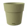 STEFANPLAST Vazonas su padėklu Ethica Ø40x39cm Žalias