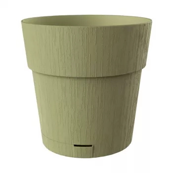 STEFANPLAST Vazonas su padėklu Ethica Ø40x39cm Žalias