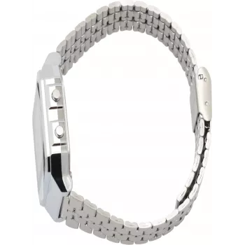 Casio AQ230A-7DMQD unisex retro analoginis-skaitmeninis laikrodis, baltas/sidabrinis