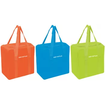 GIOSTYLE Fiesta Vertical Assorted termo krepšys, oranžinės/šviesiai mėlynos/žalios spalvos