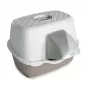 STEFANPLAST Katinų tualetas Tres Chic Outdoor 56x54.5x39cm Baltas/Šviesiai pilkas