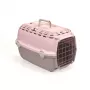 STEFANPLAST Transportavimo narvas Horizon 1 su metalinėmis durelėmis 48x32x30cm Rožinis/Pilkas