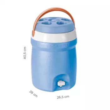 GIOSTYLE Termosas 10,75L Fiesta 10 Mėlyna-Oranžinė