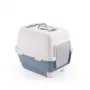 STEFANPLAST Uždara kraiko dėžė katėms Cathy Clever & Smart 58x45x48cm balta/mėlyna