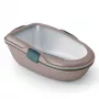 STEFANPLAST Cat Toilet Furba Chic Maxi 69,5x47x26 cm šviesiai pilka/žalia