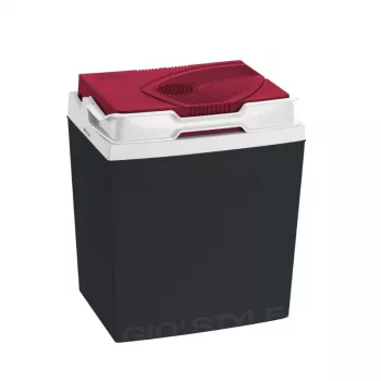 GIOSTYLE Brio 26 / 12V tamsiai pilka-raudona/mėlyna elektrinė šaldymo dėžė