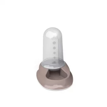 STEFANPLAST Chic šėrykla/girdykla 0,8 l šviesiai pilka