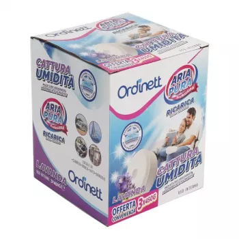 ORDINETT drėgmę sugeriančios papildomos tabletės 450g x 3 vnt. Levandų