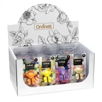 ORDINETT Flavoured Shopping Wheel monetų laikiklis beždžionė asorti