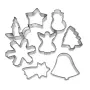 GUARDINI Gingerbread Moulds rinkinys iš 8 dalių metaliniame žiede