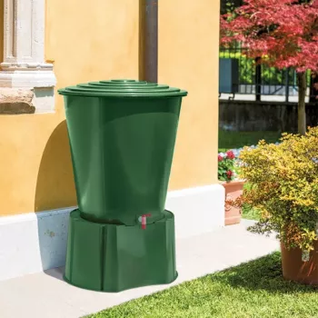 STEFANPLAST lietaus vandens statinės stovas 210L/310L statinėms, 70x38 cm, žalias