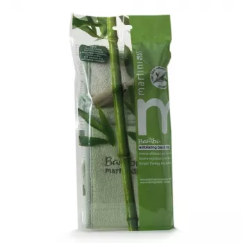 MARTINI SPA Luffa ir bambuko juosta Bamboo – natūrali šveitimo vonios juosta su dvipuse tekstūra